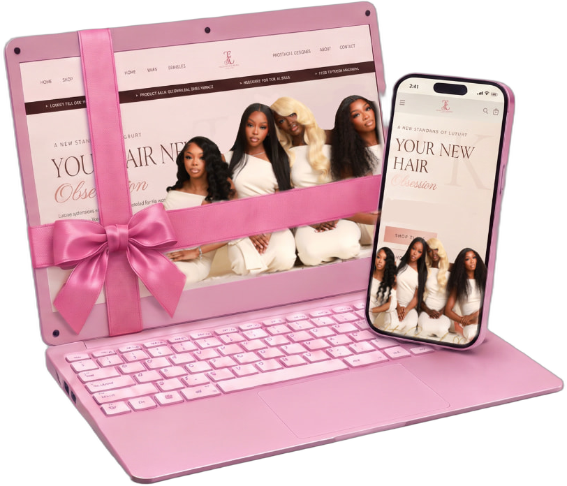 The DigitalHova Studios website shown on a laptop and smartphone